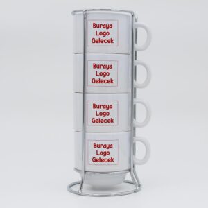 Logolu Standlı Fincan Seti