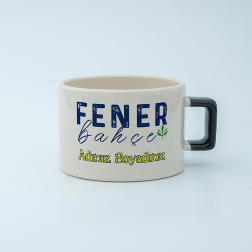 Sarı Lacivert Takım Temalı İsimli Fincan - Görsel 4