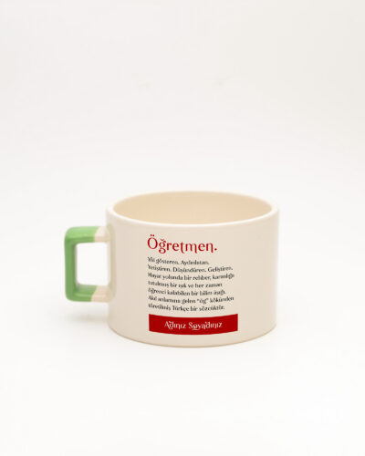 Öğretmen Kelime Fincan Açık Yeşil