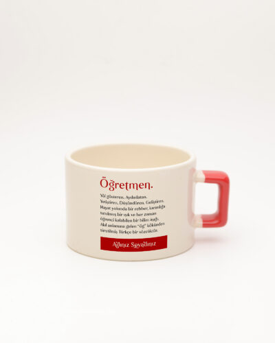 Öğretmen Kelime Fincan Kırmızı