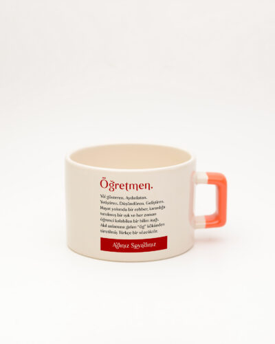 Öğretmen Kelime Fincan Turuncu