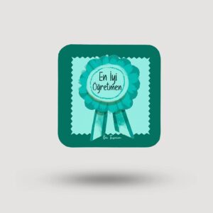 En İyi Öğretmen Bardak Altlığı