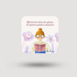 Öğretmen Bardak Altlığı