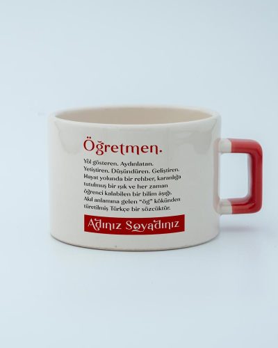 Öğretmen Kelime Fincan - Görsel 1