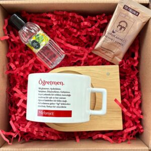 Öğretmen Kelime Temalı Hediye Kutusu v2