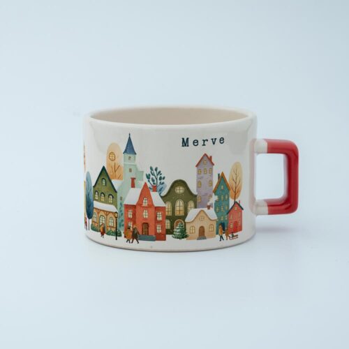 Kış Manzarası İsimli Fincan v1 - Görsel 2