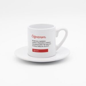 Öğretmen Kelime Türk Kahvesi Fincanı