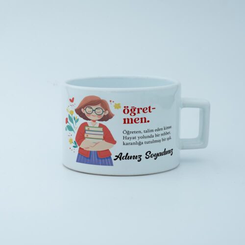 Öğretmen İsimli Kelime Fincan v1 - Görsel 4