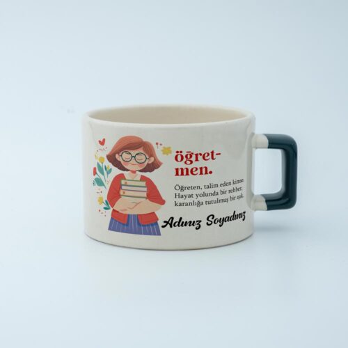 Öğretmen İsimli Kelime Fincan v1 - Görsel 5