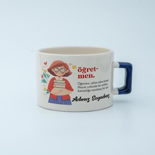 Öğretmen İsimli Kelime Fincan v1 - Görsel 6
