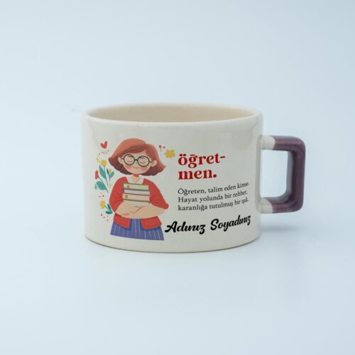 Öğretmen İsimli Kelime Fincan v1 - Görsel 8