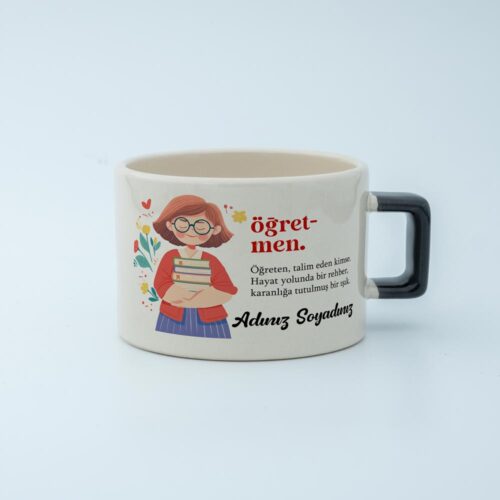 Öğretmen İsimli Kelime Fincan v1 - Görsel 10