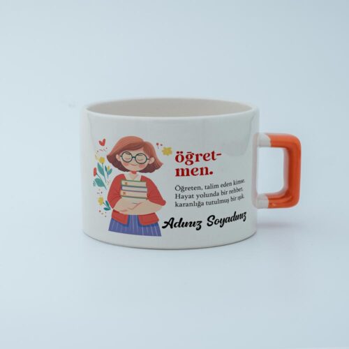 Öğretmen İsimli Kelime Fincan v1 - Görsel 11