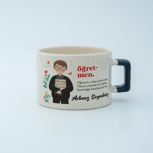 Öğretmen İsimli Kelime Fincan v2 - Görsel 4