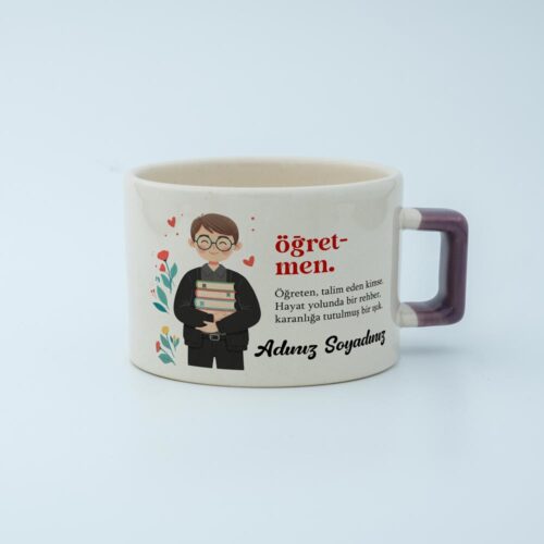 Öğretmen İsimli Kelime Fincan v2 - Görsel 6