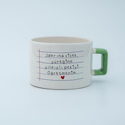 Öğretmen Temalı İsimli Fincan - Görsel 7