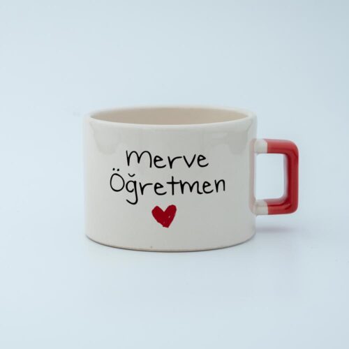Öğretmen Temalı İsimli Fincan - Görsel 2