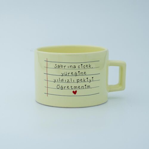 Öğretmen Temalı İsimli Fincan - Görsel 13