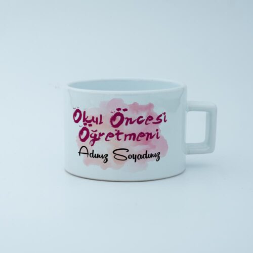 Okul Öncesi Öğretmeni İsimli Fincan - Görsel 6