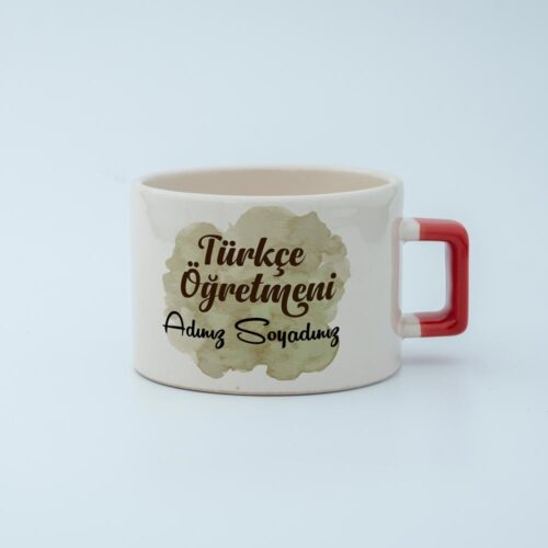 Türkçe Öğretmeni İsimli Fincan - Görsel 3