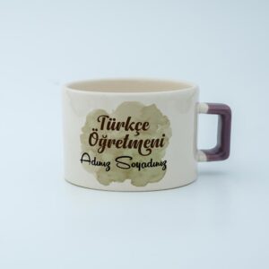 Türkçe Öğretmeni İsimli Fincan