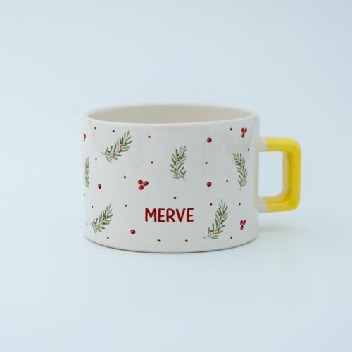 Kokina Yapraklı İsimli Fincan - Görsel 8