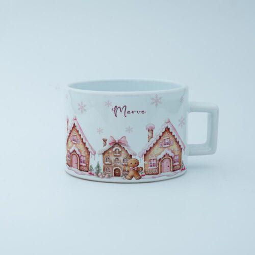 Kurabiye Ev Temalı İsimli Fincan - Görsel 10