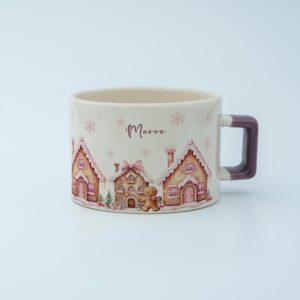 Kurabiye Ev Temalı İsimli Fincan