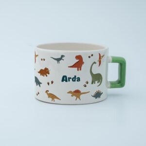 Dinozor Temalı İsimli Fincan