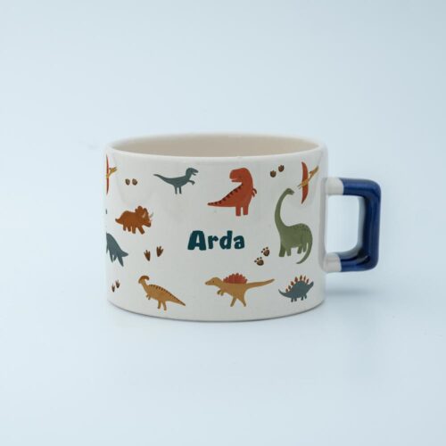 Dinozor Temalı İsimli Fincan - Görsel 2