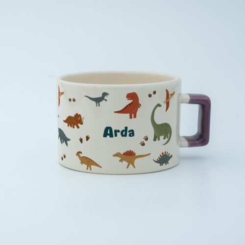 Dinozor Temalı İsimli Fincan - Görsel 7