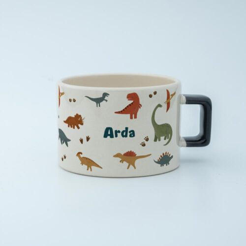 Dinozor Temalı İsimli Fincan - Görsel 9