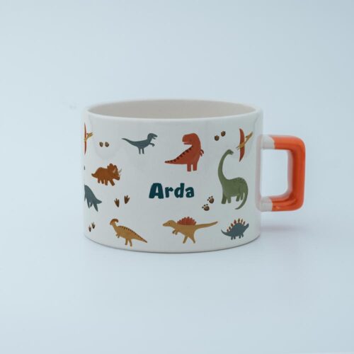 Dinozor Temalı İsimli Fincan - Görsel 6