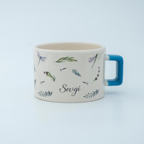 Yusufçuk Desenli İsimli Fincan - Görsel 5