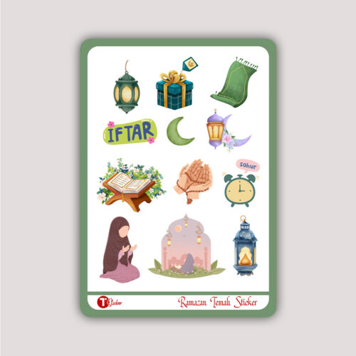 Ramazan Temalı 3'lü Sticker Seti - Görsel 3