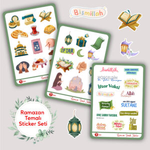 Ramazan Temalı 3'lü Sticker Seti