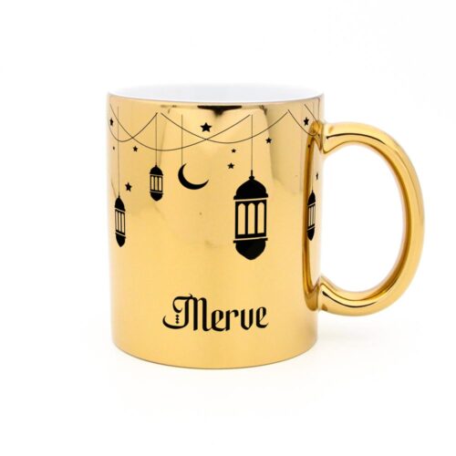Ramazan Temalı Gold Kupa - Görsel 1