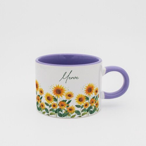 Ayçiçekli İsimli Sweet Fincan - Görsel 4