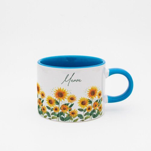 Ayçiçekli İsimli Sweet Fincan - Görsel 5