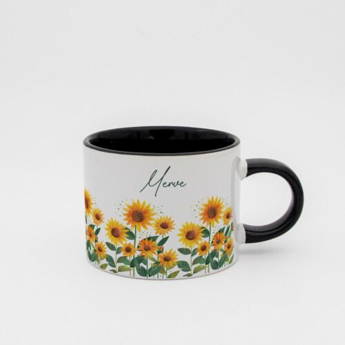 Ayçiçekli İsimli Sweet Fincan - Görsel 2