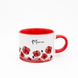 Gelincikli İsimli Sweet Fincan