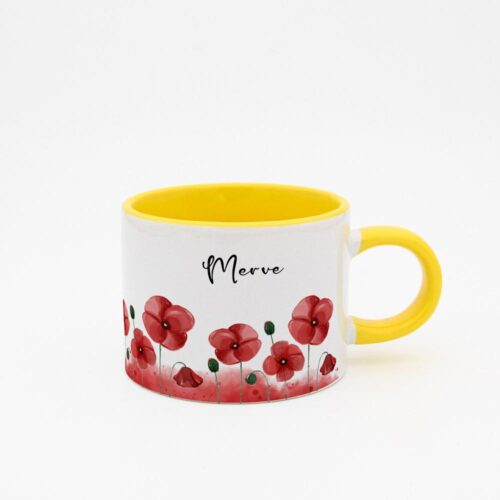 Gelincikli İsimli Sweet Fincan - Görsel 4