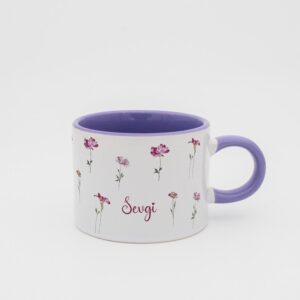 Güz Gülleri İsimli Sweet Fincan