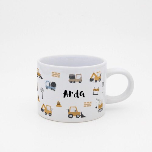 İş Makineleri İsimli Sweet Fincan - Görsel 6