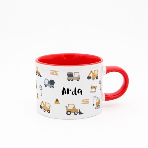 İş Makineleri İsimli Sweet Fincan - Görsel 5