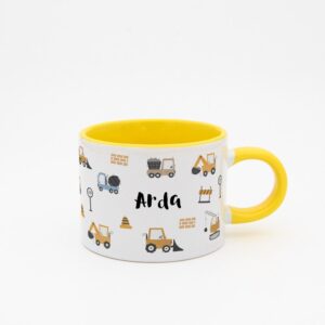 İş Makineleri İsimli Sweet Fincan