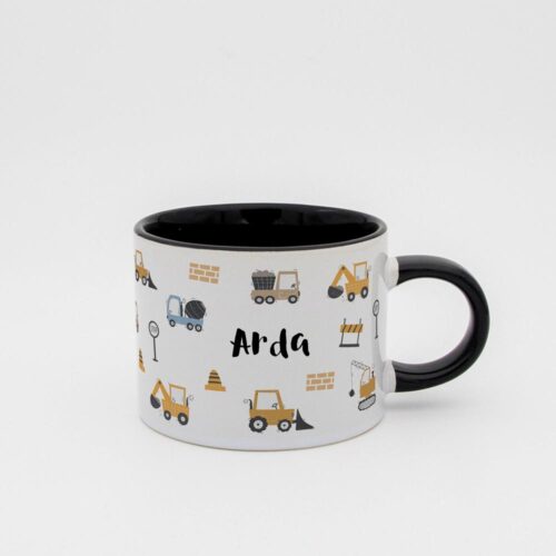 İş Makineleri İsimli Sweet Fincan - Görsel 2