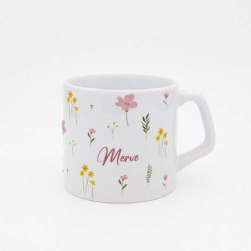 Kır Çiçekleri İsimli Moka Kupa - Görsel 3