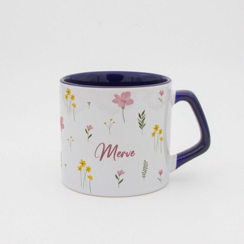 Kır Çiçekleri İsimli Moka Kupa - Görsel 5