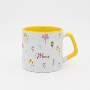 Kır Çiçekleri İsimli Moka Kupa